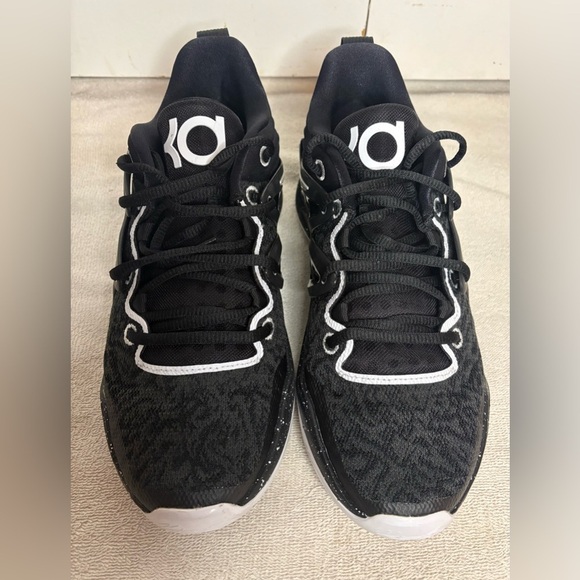 Men’s Size 9 Nike KD 15 TB Team Basketball Shoe Black/White Speckle DO9826-002 main image 7